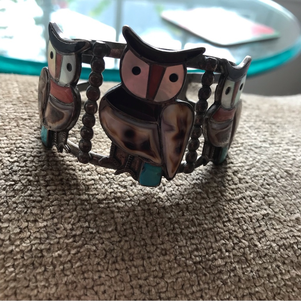 Fun southwest influence in wrist decor and ring